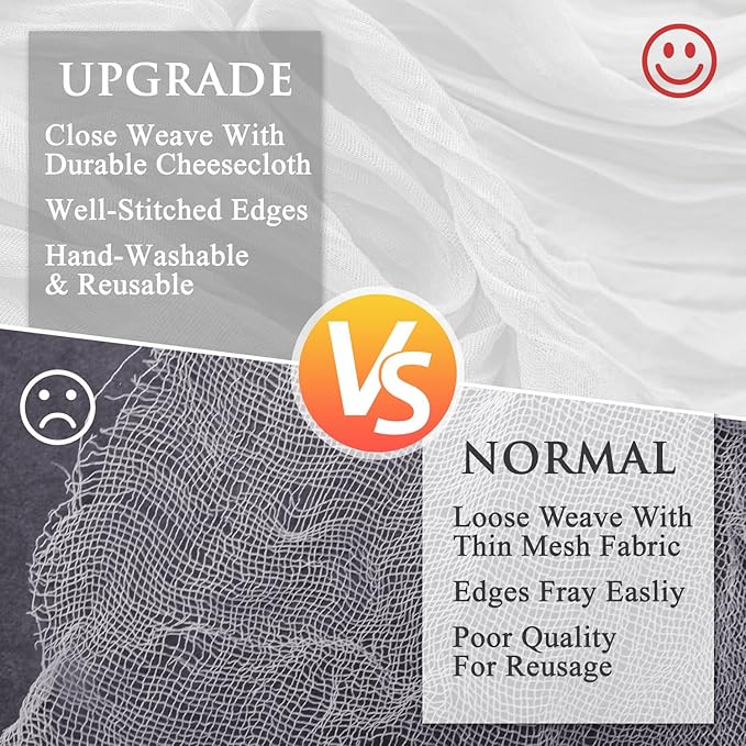 6PCS Table Runner Cheesecloth 10FT Ivory Boho Gauze Cheese Cloth Rustic Sheer Table Runners for Wedding Bridal Baby Shower Party Decoration