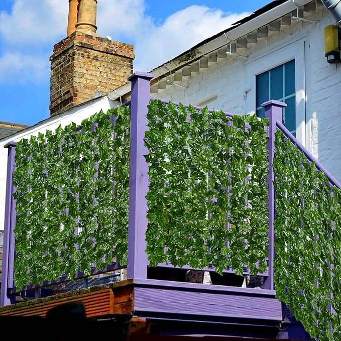 DearHouse Artificial Ivy Privacy Fence, 118x78.7in Artificial Hedges Fence and Faux Ivy Leaf Decoration for Outdoor Decor, Home, Garden Decor