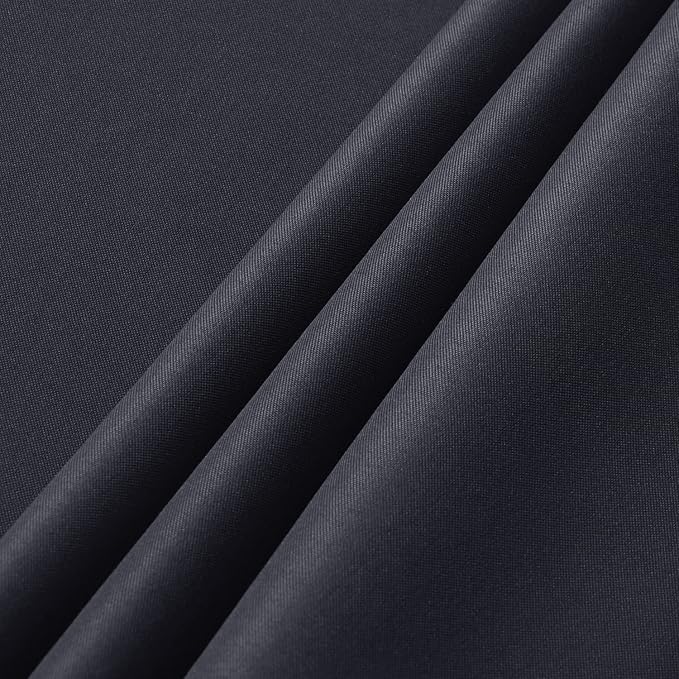 sancua 2 Pack Dark Grey Tablecloth 60 x 84 Inch, Rectangle 4 Feet Table Cloth - Stain and Wrinkle Resistant Washable Polyester Table Cover for Dining Tables, Buffet Parties and Camping