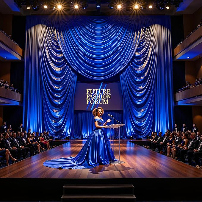 Royal Blue Glitter Backdrop Curtains - 10x12FT Satin Photo Backdrop, Wrinkle-Free Shimmer Back Drop Cloth Shiny Drapes for Photobooth Wedding Birthday Parties Photoshoot Background Decorations