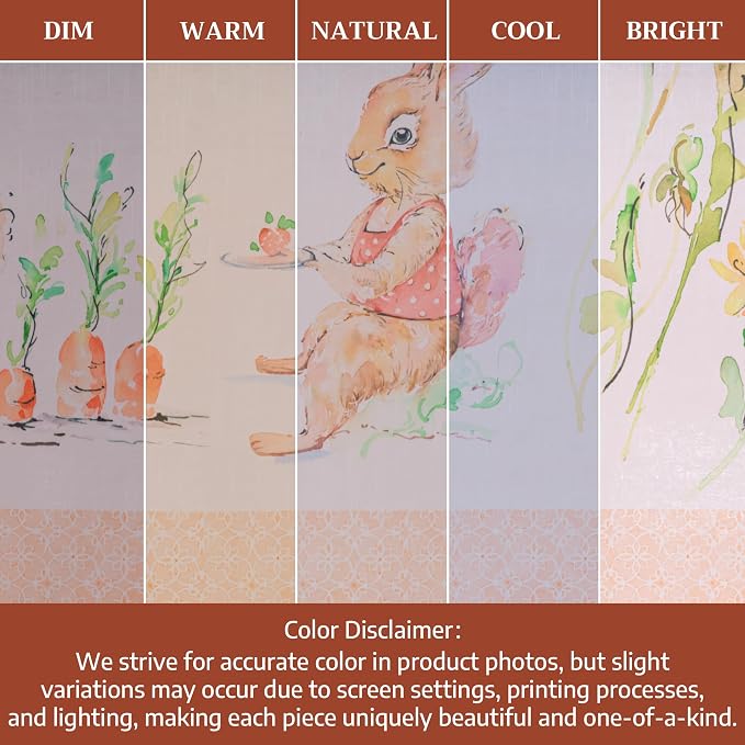 Maison d' Hermine Table Cloth Rectangle Table 100% Cotton 70 x 140 Inches Tablecloth Reusable Decorative for Dining Kitchen Room Farmhouse Party Home Hotel Restaurant Spring Summer - Bunny Party