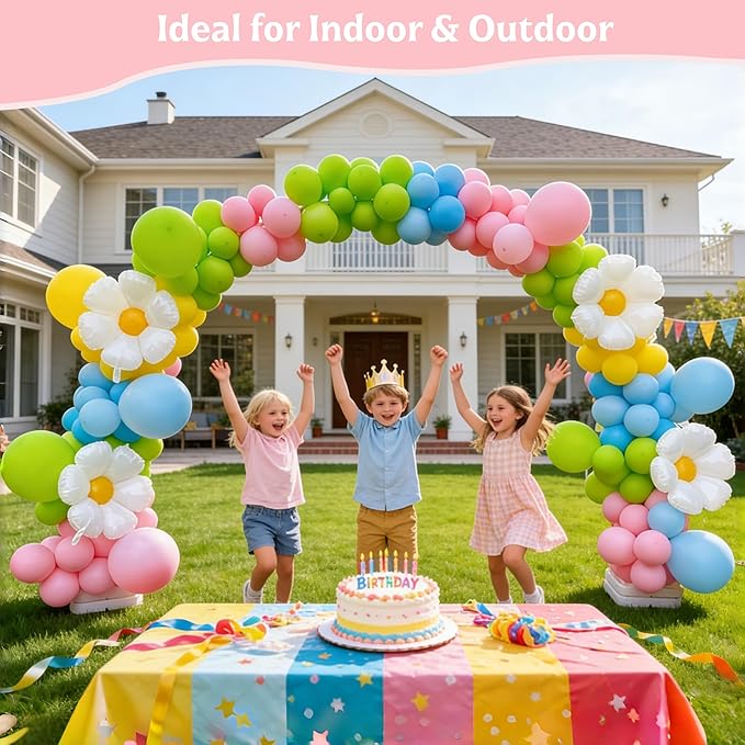 Balloon Arch Kit, 10FT Wide 9FT High Adjustable Balloon Arch Stand with Water Fillable Bases & Balloon Clips, Sturdy Arch Backdrop Stand for Birthday Wedding Baby Shower Graduation Party Decorations
