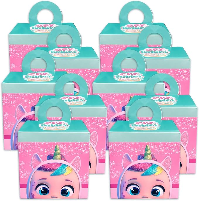 Cry Babies Birthday Party Kit – All-in-One Party Pack for 10 Kids with Licensed Decorations, Tableware, Treat Boxes, Foil Balloons, and Poster for Cry Babies-Themed Celebration