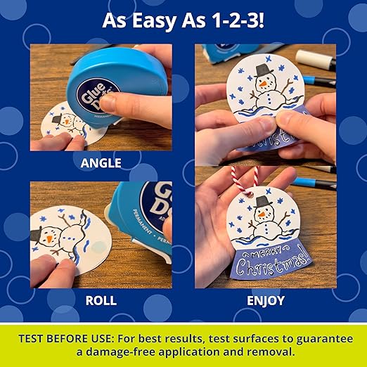 Glue Dots 6-Ct. Dot N' Go Dispenser Set, 200 (.375'') Permanent Dots Each (11346)