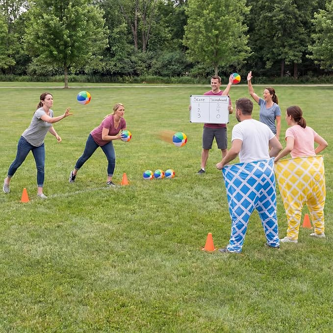 Ceenna Funny Granny Pants Game Set, Giant Pants Yard Games for Adults Players, Hilarious Team Relay Toss Race for Backyard Lawn Party Camping Family Reunion Carnival