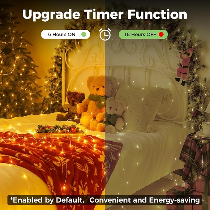 24 Pack Fairy Lights Battery Operated with Timer, 3 Modes 7ft Mini String Lights, 20 LED Silver Wire Bulk Twinkle Light for Valentine's Day Wedding Party Table Centerpieces,Warm White