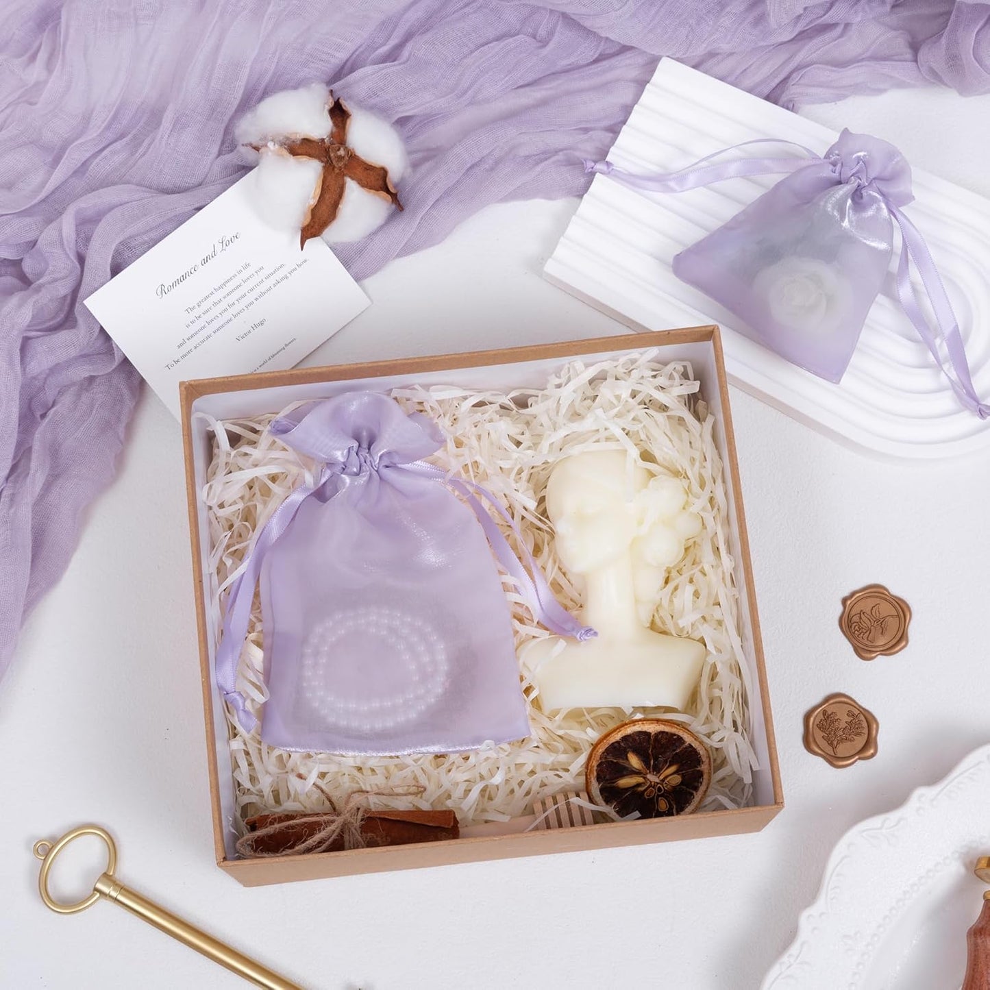 20 Pcs Lilac Purple Small Organza Bags 4X6 inch for Wedding Favors with Drawstring, Mini Mesh Gift Bags Jewelry Pouch for Candy Bridal Shower Party Favor Baby Shower Christmas