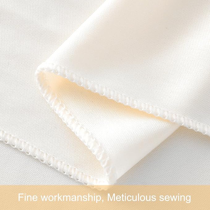 8 Panels Champagne Backdrop Curtains for Wedding Party Wrinkle Free Backdrops Curtain Drapes Fabric Decorations Photo Back Drop Cloth for Baby Shower Photography Stage Reception 40ft(W) x 12ft(H)