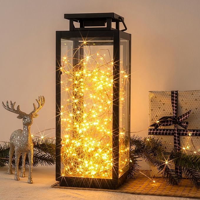 660FT Extra Long Fairy Lights Plug in Waterproof Outside High Bright Copper Wire String Lights with Remote 2000 LED for Garden, Porch, Patio, Christmas Wedding Party Decoration