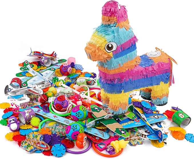 nicknack 300pcs Pinata Stuffers for Kids Party Favors 4-8, Pinata Fillers for Classroom Rewards Treasure Chest for Prize Box Toys for Kids Classroom