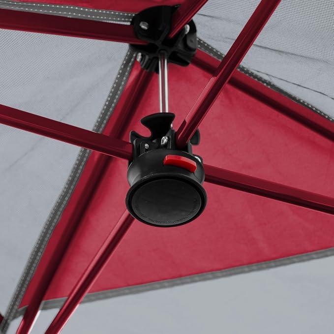 Logo Brands NCAA 12x12 Solo Up Canopy - 144 Square Feet of Shade – One-Person Easy Setup, UV-50 Protection, Rolling Storage Bag – Perfect Tent for Tailgates and Outdoor Events