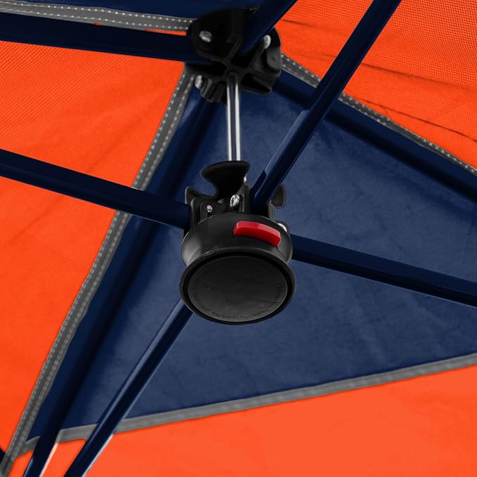 Logo Brands NCAA 12x12 Solo Up Canopy - 144 Square Feet of Shade – One-Person Easy Setup, UV-50 Protection, Rolling Storage Bag – Perfect Tent for Tailgates and Outdoor Events