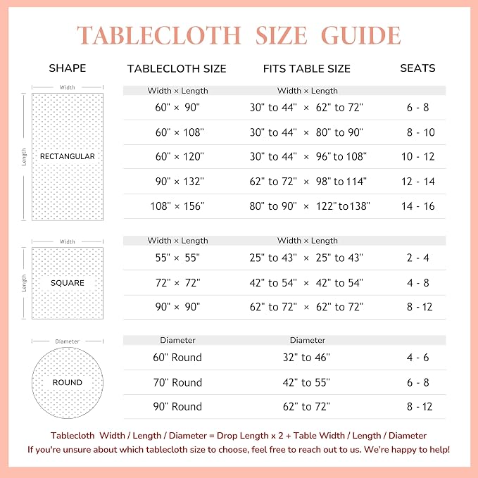 Linen World Linen Tablecloth,100% French Flax Round Tablecloth 60" Inch,Washable Natural Table Cloth for Dining,Outdoor,Weddings and Restaurants,Decorative Christmas,Peach Pink