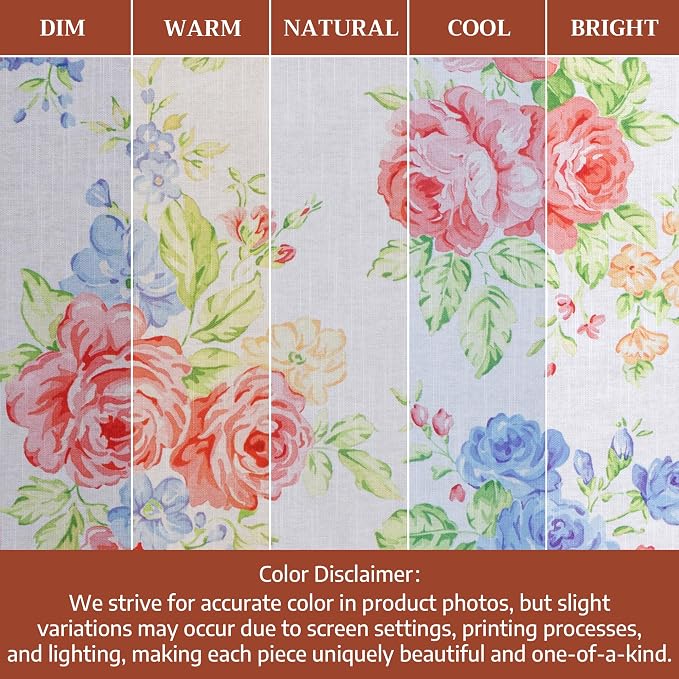 Maison d' Hermine Table Cloth Rectangle Table 100% Cotton 70 x 140 Inches Tablecloth Reusable Decorative for Dining Kitchen Room Farmhouse Party Home Hotel Restaurant Spring Summer - Vintage Floral