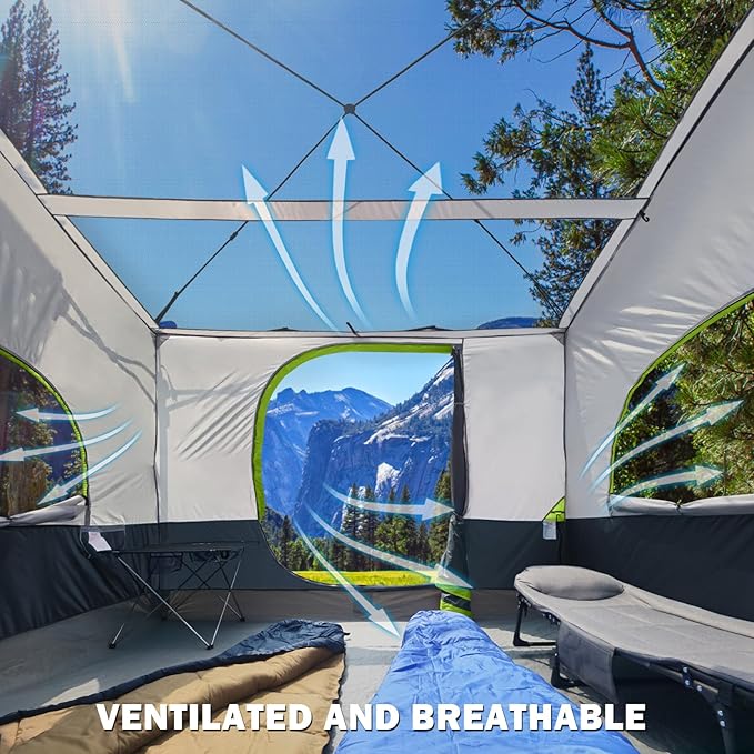 UNP Canopy Inner Tent, Camping Cube Tents for Pop Up Camping Canopy Tent, Compatible with 10' Wide Canopies Tents (No Top & Frame) (Dark Blue)