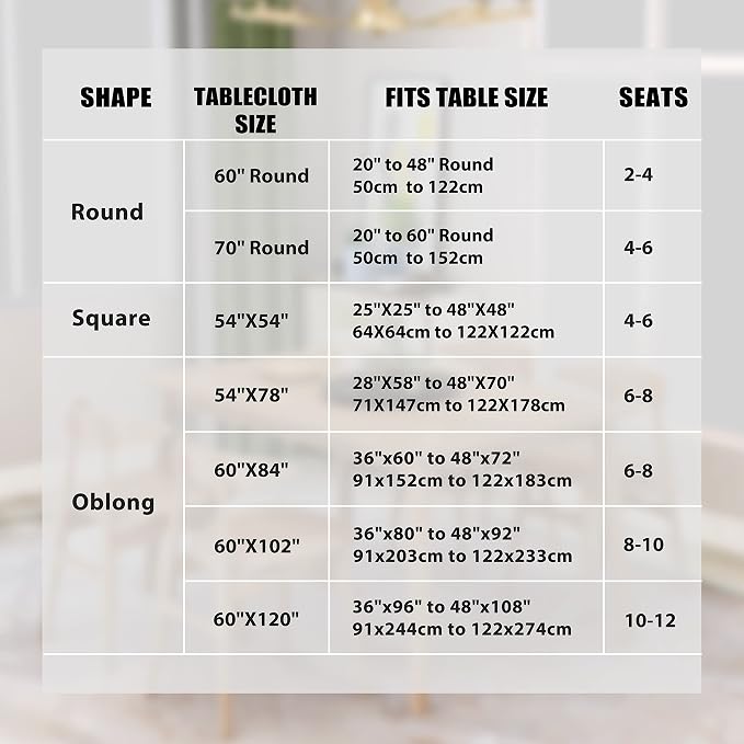 sancua 2 Pack Light Grey Tablecloth 60 x 120 Inch, Rectangle 8 Feet Table Cloth - Stain and Wrinkle Resistant Washable Polyester Table Cover for Dining Tables, Buffet Parties and Camping