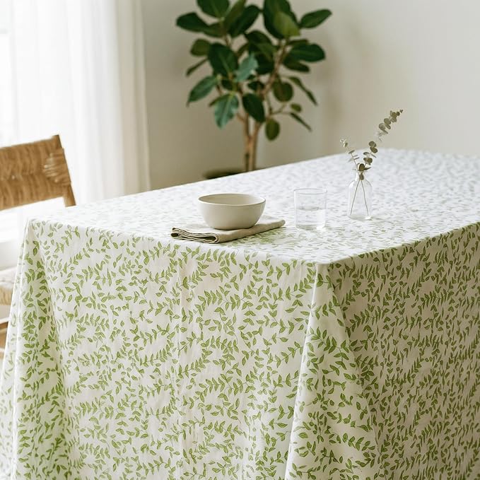 ATOSII Cotton Tablecloth Nilgiris 60" X 108" Inches