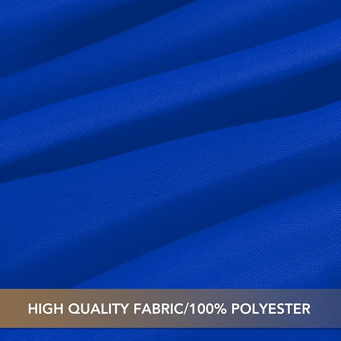 sancua Royal Blue Round Tablecloths 90 Inch, 6 Pack - Circle Fabric Table Cloth for July 4th Independence Day Wedding Party Banquet Birthday, Washable Polyester Table Cover (Fit 30-72 Inch Tables)