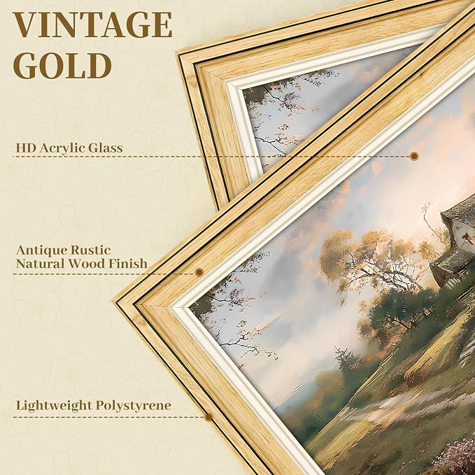 8x10 Picture Frame – Vintage Picture Frames for Tabletop & Wall Mount, 8 x 10 Photo Frame for Living Room, Bedroom, Office Décor & Wedding Gift