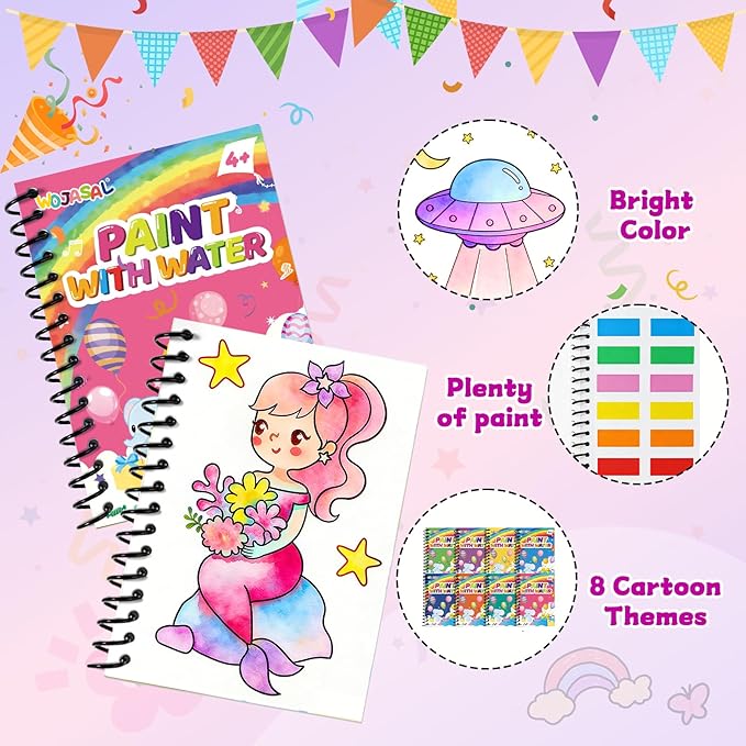 24 Pack Coloring Books Party Favors for Kids Ages 4-8 Brithday Party Favor Goodie Bags Stuffers for Kids Students Birthday Return Gifts Classroom Prizes Art Crafts