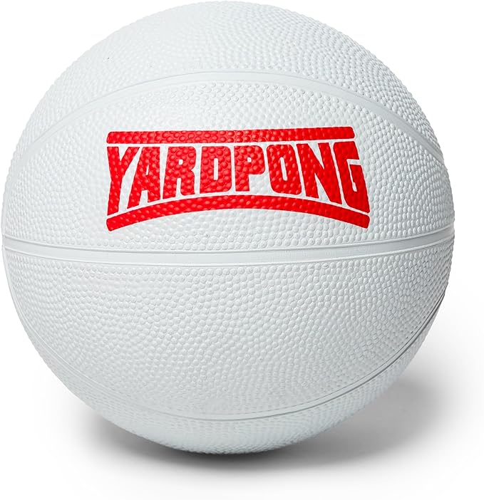 YardPong – Giant Yard Pong and Basketball Game with 12 Buckets, 2 Balls, Carrying Bag, and Air Pump – Outdoor Game for Lawn, Backyard, Beach, and Family Fun