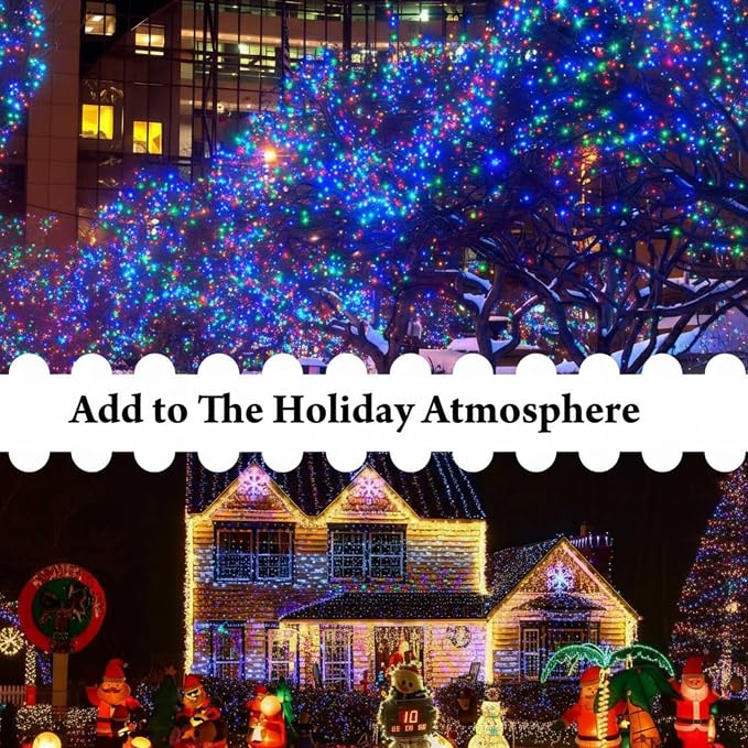 Riakrum 50 Pack 10 ft 30 LED Fairy Lights Battery Operated, Christmas Tiny String Lights Bulk Starry Light Waterproof for Mason Jars Wedding Party Christmas Centerpiece Table Decor, Multicolor