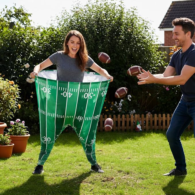 Granny Pants Yard Game, Baseball Soccer Game Outdoor Party Toss with 2.5 Inch Durable High-Bounce Balls, No Inflation Needed, Wind-Resistant for Backyard, Family Reunion & Easter