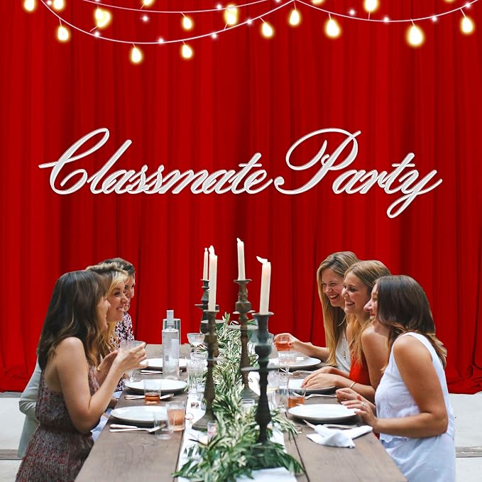 MEETSKY Red Backdrop Curtains for Party Christmas Day Wedding Ceremony Red Curtains Fabric Photography Backdrop Drapes for Birthday Party Baby Shower,5ft x 10ft,2 Panels