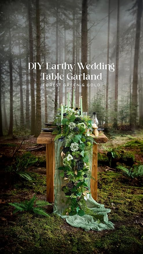 Ling's moment Artificial Flowers 25Pcs Emerald Green Roses Decor w/Stems,3" DIY Foam Floral for Wedding Bouquet/Centerpieces, Outdoors Party Backdrop, Room/Table, and Garden/Pot Decorations