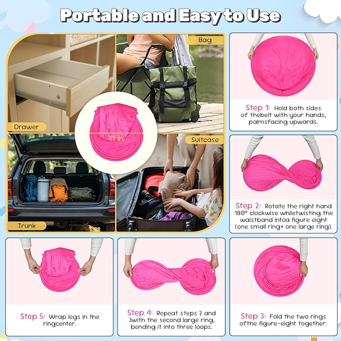 Granny Pants Yard Game Set, Granny Pants Party Outdoor Game with Bouncy Balls and Pump, Outdoor Tossing Games for Adults,Family Reunion Backyard Field Games Set