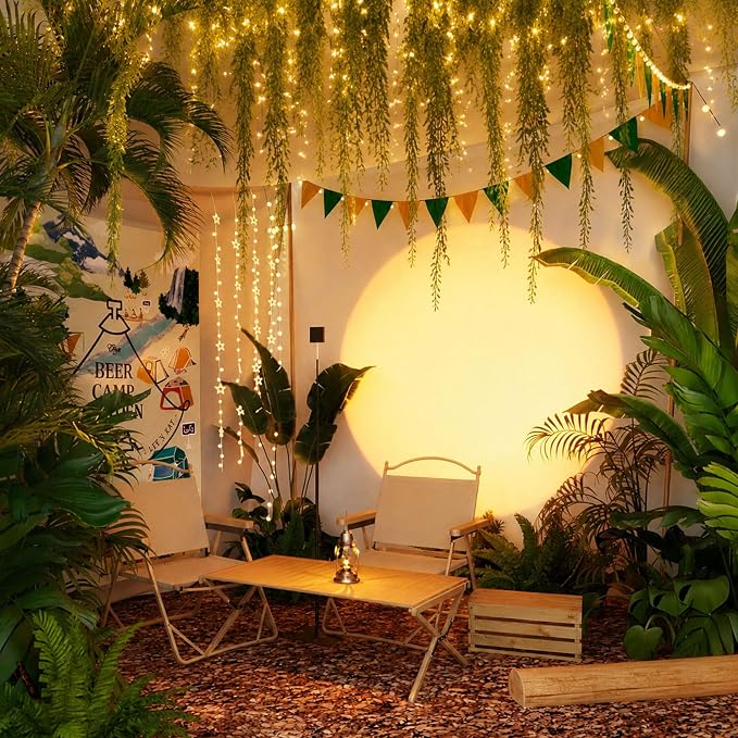 45 Pcs Jungle Theme Decorations, Artificial Faux Vines Hanging Greenery for Rainforest Party, Classroom Bedroom Home Wall & Ceiling Decor