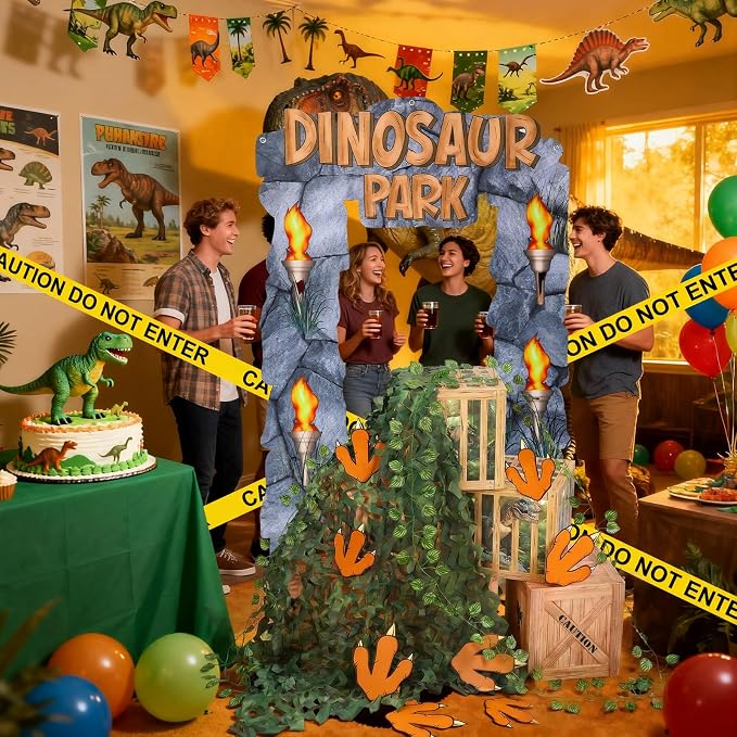 Tinlade 21 Pack Dinosaur Party Decorations Set 12 inch Dinosaur Theme Boxes Animals Decoration Boxes Table Centerpieces for Birthday Supplies Decorations