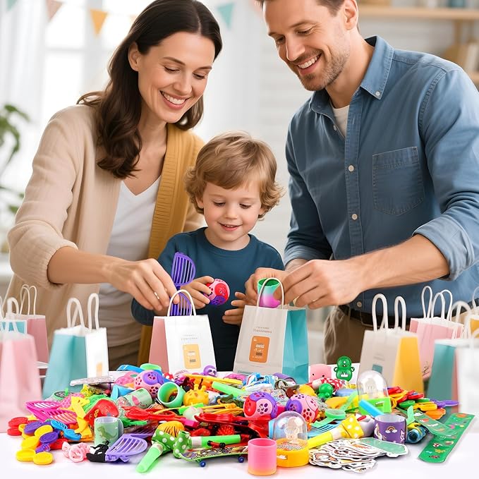 nicknack 300pcs Pinata Stuffers for Kids Party Favors 4-8, Pinata Fillers for Classroom Rewards Treasure Chest for Prize Box Toys for Kids Classroom