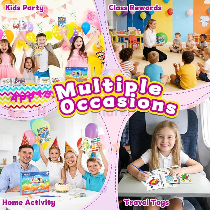 24 Pack Coloring Books Party Favors for Kids Ages 4-8 Brithday Party Favor Goodie Bags Stuffers for Kids Students Birthday Return Gifts Classroom Prizes Art Crafts
