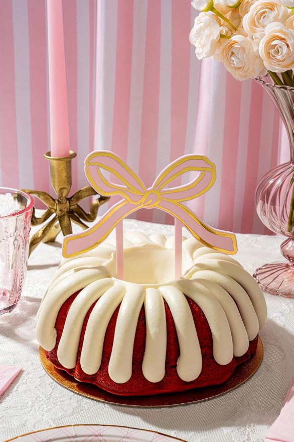 Baby Shower Celebration, Stylish Tableware Set for 8 Guests – Pink/White
