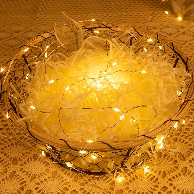 Fairy Lights Plug in,4Pack 100FT 300LEDs Waterproof Led String Lights,8Modes Remote Twinkle Light for Outdoor Indoor Christmas Wedding Birthday Garden Party Decorations,Silver Wire,Warm White