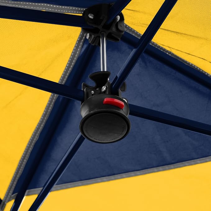 Logo Brands NCAA 12x12 Solo Up Canopy - 144 Square Feet of Shade – One-Person Easy Setup, UV-50 Protection, Rolling Storage Bag – Perfect Tent for Tailgates and Outdoor Events