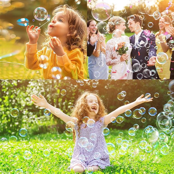 FOIMAS 100pcs Mini Wedding Bubble Wand,White Heart Bubble Wand for Guest Wedding Party Favor Bachelorette Party Valentines Day Party Decoration Supply