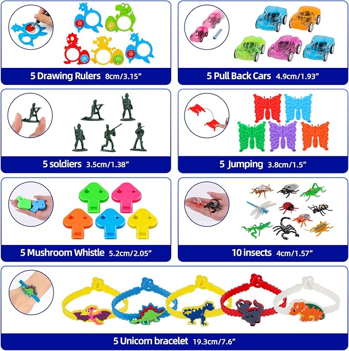 Amy&Benton 1000PCS Classroom Treasure Box Prizes Kids Birthday Party Favors Pinata Assorted Goody Bag Fillers Kid Carnival Prizes Box Toys Assortment
