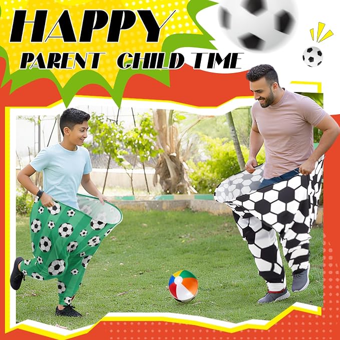 Granny Pants Yard Game, Baseball Soccer Game Outdoor Party Toss with 2.5 Inch Durable High-Bounce Balls, No Inflation Needed, Wind-Resistant for Backyard, Family Reunion & Easter