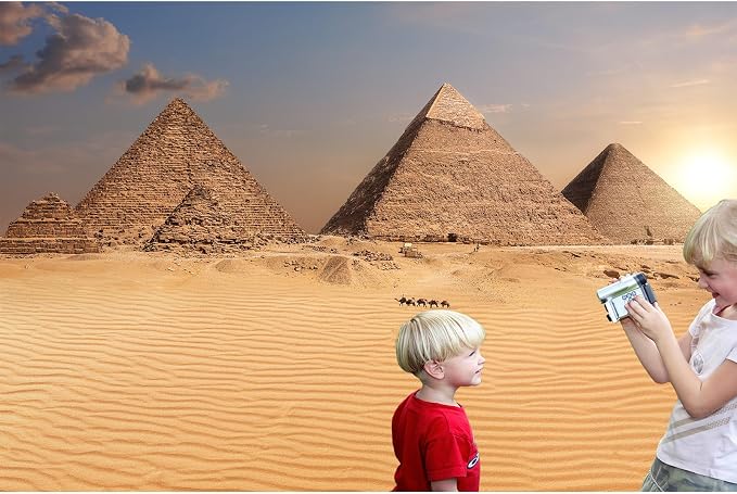 Egypt Backdrop Desert Egyptian Pyramid Ancient Egypt Scene Photography Background Egyptian Travel Themed Party Decorations Supplies Adults Travel Portraits Photo Shoot Studio Props Decor 5x3ft