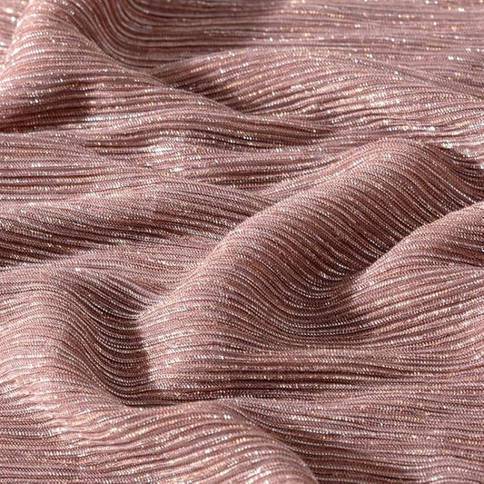 57 Inch Wide Pink Gold Tulle Stretch Fabric 1 Yard Glitter Shiny Sequins Fabric Soft Sparkly Tulle Fabric by The Yard for Party Decoration,Bridal,Wedding,Gift Wrapping,DIY Crafts