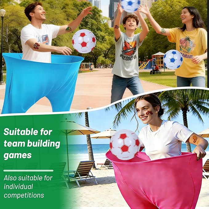 Granny Pants Yard Game, Granny Pants Outdoor Party Game Granny Pants Outdoor Game with Bouncy Balls and Pump Fun Family Reunion & Adult Yard Games for Groups