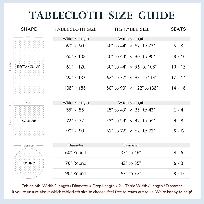 Linen World Yarn-Dyed Linen Tablecloth 60x108inch, Denim Look Table Cover, 100% French Linen Chambray Blue, Soft & Breathable Natural Flax, Washed Table Cloth for Dining & Everyday Use