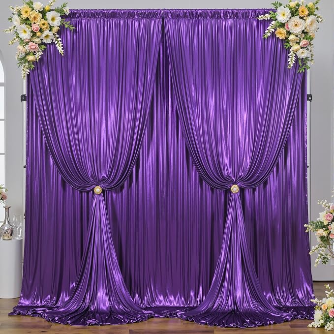 Besutolife Sequin Backdrop Curtains, 20×10 ft Sparkle Wedding & Party Backdrop Drapes with Wrinkle-Resistant Design, Glitter Photography Background for Bridal Showers, Birthdays, Baby Showers