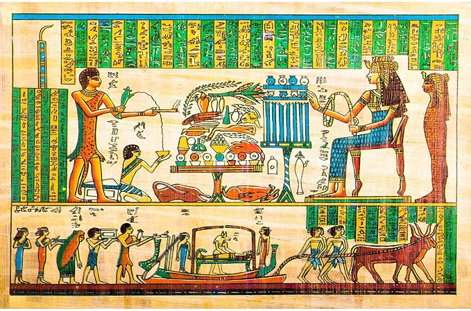 Old Egyptian Papyrus Backdrop Ancient Egyptian Mural Antique Hieroglyphs Photography Background Egypt History Painting Religion Culture Backdrops Portrait Photo Booth Studio Props Vinyl 15x10ft