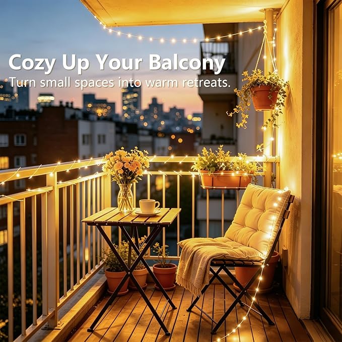 YEGUO 4 Pack Fairy Lights Battery Operated - 16ft 50 LED String Lights, Christmas Mini Lights Indoor for Bedroom Wedding Party Holiday Gift (Warm White)