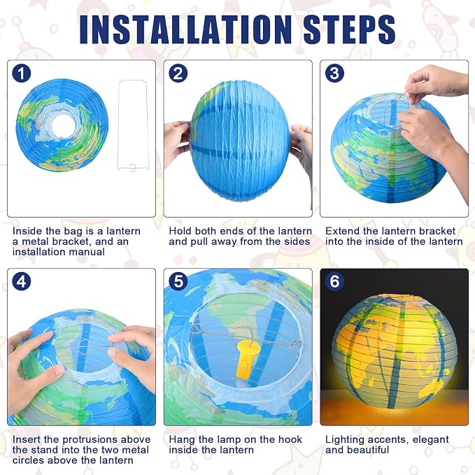 Sotiff 16 Pcs Outer Space Birthday Themed Party Decorations Supplies Includes Space Tablecloth Planet Paper Lanterns Plastic Universe Garland Astronaut Ufo Rocket Balloon for Star System