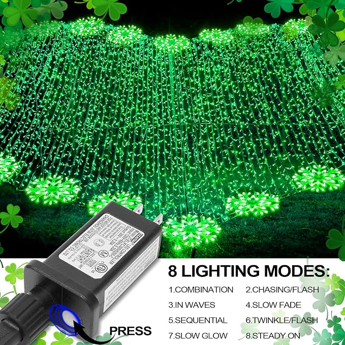 Christmas Lights - 98ft 2 Pack 150 Count Connectable Waterproof Led Fairy Lights Bulbs for Indoor Outdoor Christmas Tree Wedding Valentine's Day Decor (Green, 150 Count - 2 Pack)