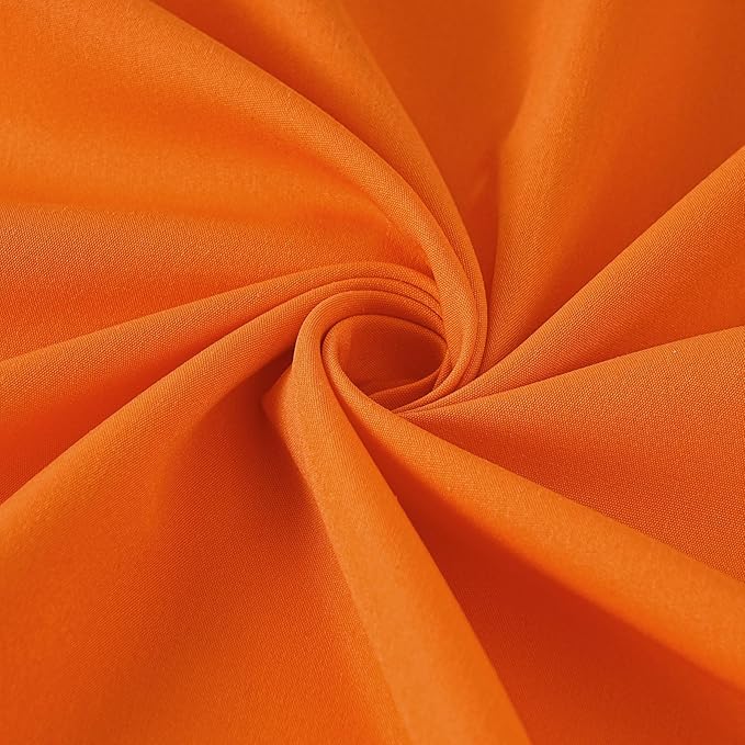 Orange Backdrop Panels Background: Polyester Backdrop Curtains Fabric 10ftx8ft Wall Backdrop Stage Wedding Decorations Drape Autumn Halloween